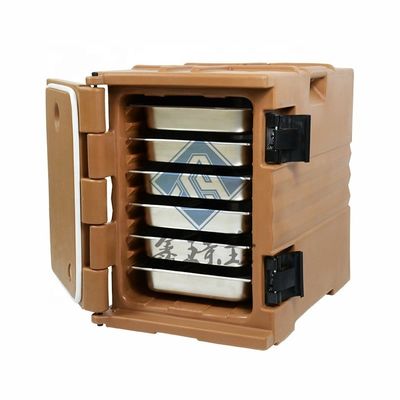 90L PU Commerciële horeca Voedsel Display Transport Container Geïsoleerde Thermo Box