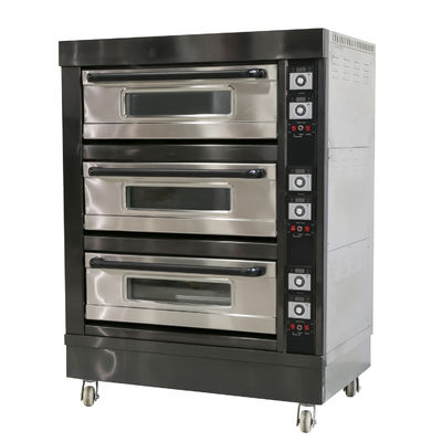 2/3/4/6/9 Trays Capaciteit Commercieel Bakken Brood Pizza Taart Koeken Gas Elektrische oven