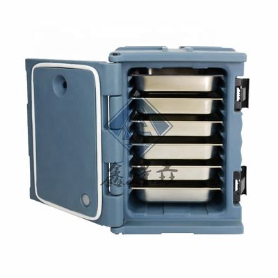 90L PU Commerciële horeca Voedsel Display Transport Container Geïsoleerde Thermo Box