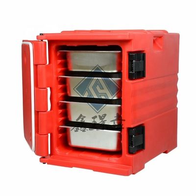 Vervoer Rotatiemolderen Geïsoleerde voedselpan van kunststof met PU-materiaal