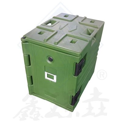 Gepersonaliseerde grootte geïsoleerde doos met kleine wielen en meerkleurig ontwerp op Lunch Box
