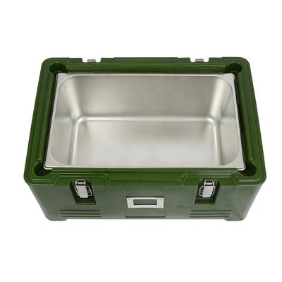 Plastic geïsoleerde lunchbox container voor vis transport magnetron en vaatwasser kluis
