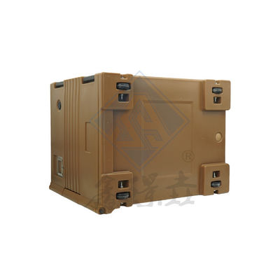 Warm voedsel vervoerder 120L geïsoleerde container met milieuvriendelijk rotomolding plastic materiaal