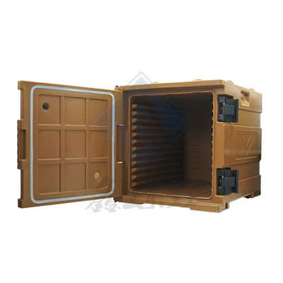 Warm voedsel vervoerder 120L geïsoleerde container met milieuvriendelijk rotomolding plastic materiaal