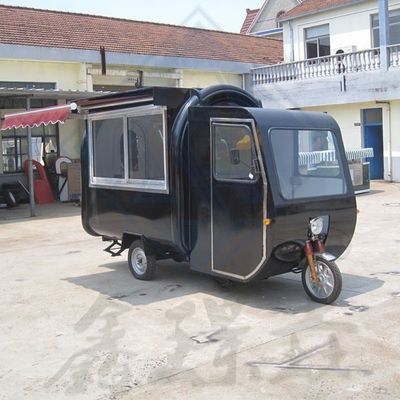 Street Food Trike Fiets Koffie Crepes Voedselmandje met Fiets Motorfiets Voedseltruck 220*160*210