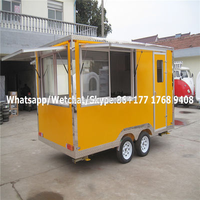 Mobiele voedseltruck met katoenen snoepmachine en mandje 2300*1650*2300mm Spanning 220V