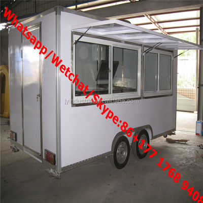 Mobiele voedseltruck met katoenen snoepmachine en mandje 2300*1650*2300mm Spanning 220V