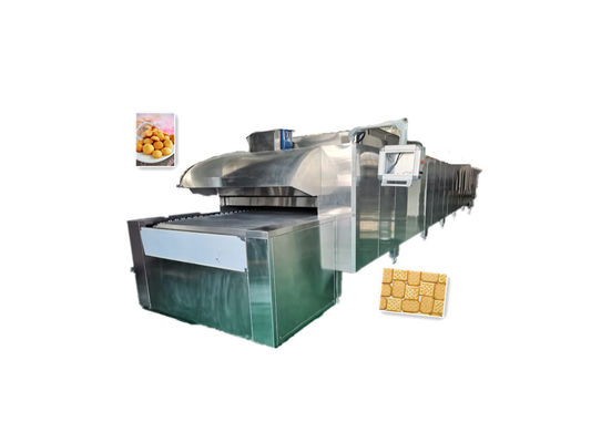 Gebruikersvriendelijke tunneloven voor het toasten van pitabrood in industriële bakkerijen