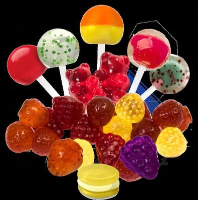 Volledig automatische gelatine appelbeervorm gelatine snoep productielijn voor snoep 150-600 kg/uur