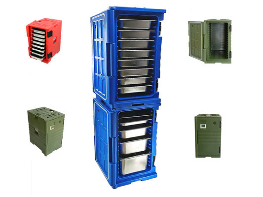 2023 Gepersonaliseerde kleur rotomolding geïsoleerde voedseldoos voor restaurant Food Pan Carrier