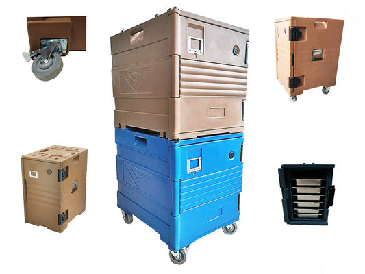 2023 Gepersonaliseerde kleur rotomolding geïsoleerde voedseldoos voor restaurant Food Pan Carrier