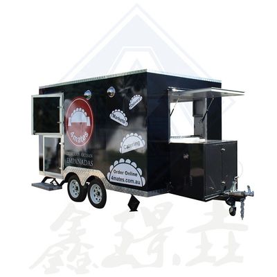 Commerciële bestelwagen Concession Street Mobile voor Food Truck koelkast vriezer