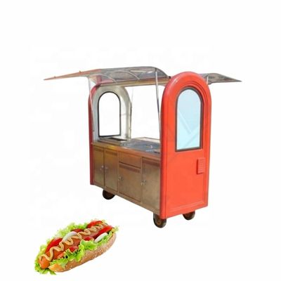 Food Cart Business in UK Fried Ice Cream Cart met machines functie Voer voedsel