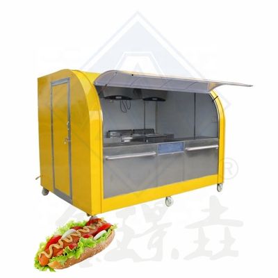 American Standard Hamburger Mobile Restaurant Food Cart met multifunctionele functies