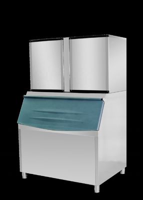 1230x930x1940mm Commerciële ijsblokjesmachine met luchtkoeling of waterkoeling