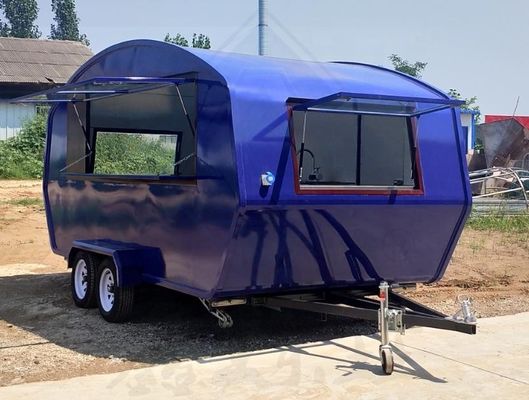 IJs-trailer mobiele voedseltruck met volledige keukenapparatuur en lange levensduur