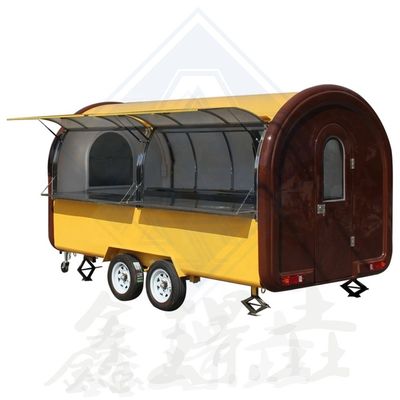 Outdoor mobiele foodcart trailer truck met aangepaste apparatuur en elektrisch systeem