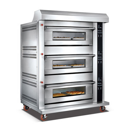 Elektrische dekoven met een hoge productiviteit voor het commercieel bakken van brood