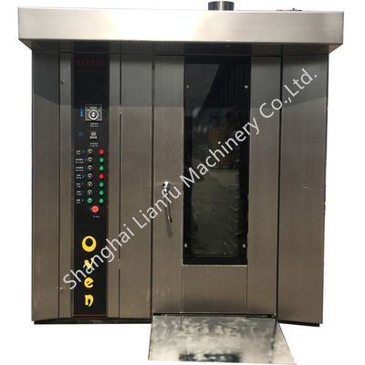 Bakkerijapparatuur 8 bakken brood Gasbakoven met stoom en 16 bakken