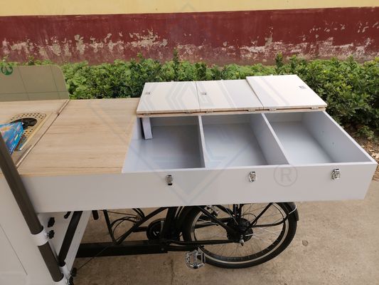 Mobiele Wending Trailer Outdoor Street Food Vending Cart met aangepaste apparatuur