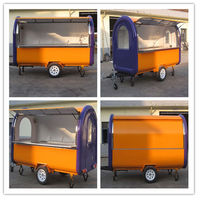 Gepersonaliseerde kleurvoedsel Drank IJscreme Mobiele voedseltruck met volledig uitgeruste keuken