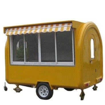 Gepersonaliseerde kleurvoedsel Drank IJscreme Mobiele voedseltruck met volledig uitgeruste keuken