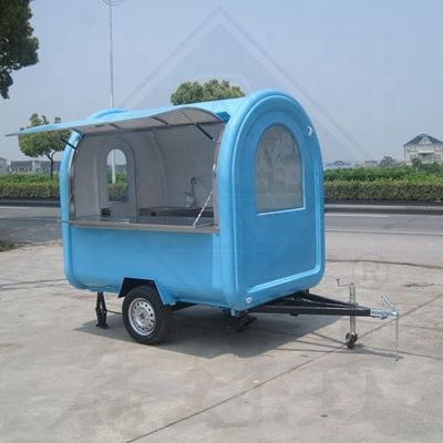 Volledig uitgeruste mobiele fastfood-trailer/koffiekar, restaurant