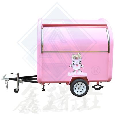 Volledig uitgeruste mobiele fastfood-trailer/koffiekar, restaurant