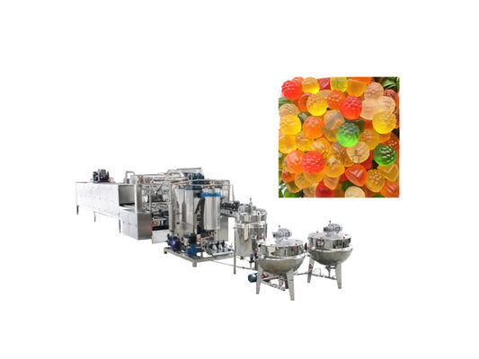 Automatische 150 kg/h industriële lollipop snoepmachine Productielijn voor snoep