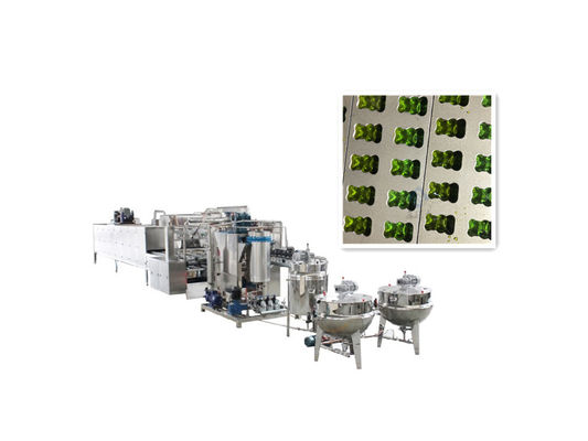 Automatische 150 kg/h industriële lollipop snoepmachine Productielijn voor snoep