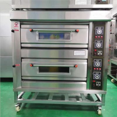 Unieke 2-dek 4-bak pizzaoven Perfect voor bakkerij in veelgebruikte hotelapparatuur