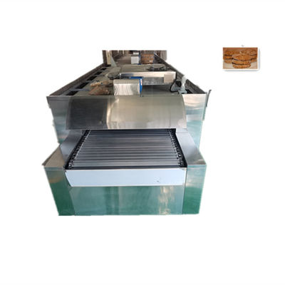 48 kW/h commerciële Franse brood automatische cupcake gas tunnel oven