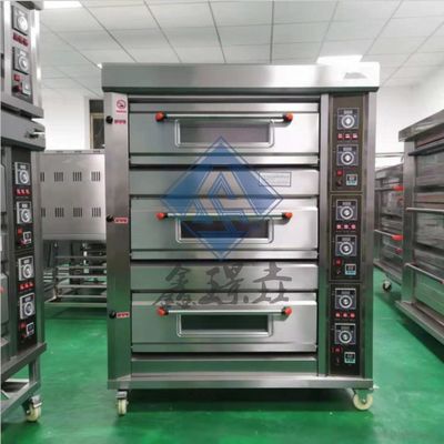 0.1kw commerciële bakkerij gasoven 3/4 dek gas pizza bakkerij oven / gasconvectie oven
