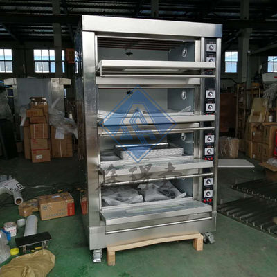 0.1kw commerciële bakkerij gasoven 3/4 dek gas pizza bakkerij oven / gasconvectie oven