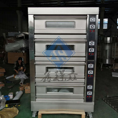 0.1kw commerciële bakkerij gasoven 3/4 dek gas pizza bakkerij oven / gasconvectie oven