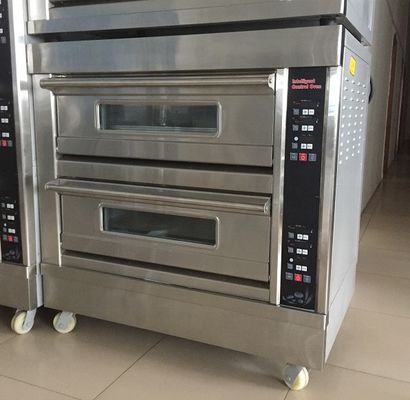 0.1kw Elektrische dekoven Voor brood 3 dek 12 diensten Gas bakkerij oven met timer control