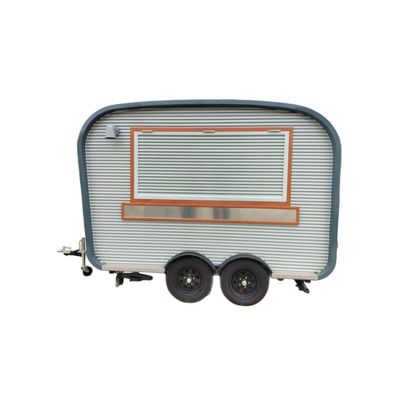Voedseltrailer voor mobiele foodtrucks en commerciële restaurantkarretjes