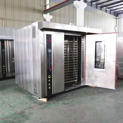 Industriële roterende broodovens Franse broodtaart Commerciële roterende bakoven 1500 kg