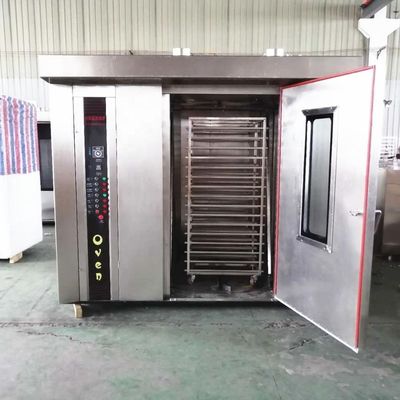 Industriële roterende broodovens Franse broodtaart Commerciële roterende bakoven 1500 kg