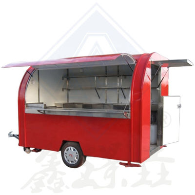 Outdoor Street Vending Farms Snack Food Trucks in volledig uitgeruste mobiele food trailer