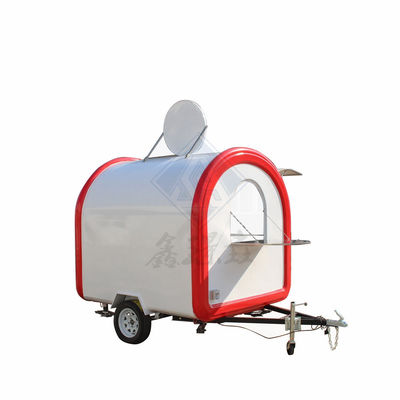 Lange levensduur 250 rond model mobiele voedseltruck met een enkele as