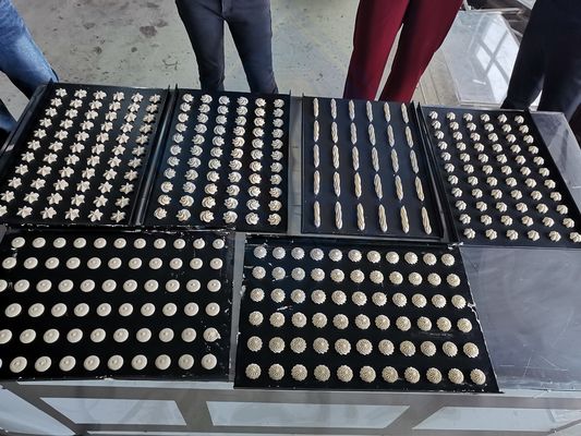 Elektrische automatische koekjesdecoratie-machine voor bakkerijapparatuur en koekjes