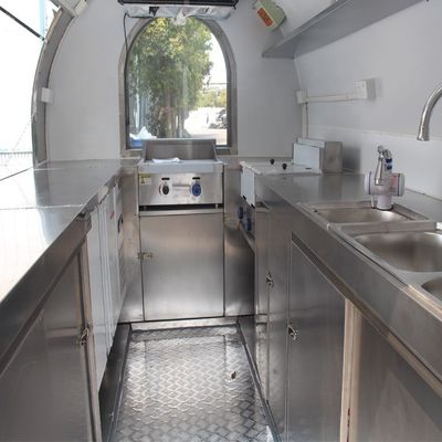 Chinese Food Truck Camper Trailer Keuken/Food Shop Mobiele ijscontainer Vans