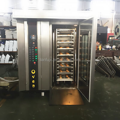 Grondstof Fruit Gas Bakkerij Oven Commercieel 16 32 Trays Gemakkelijk te bedienen Keukenoven