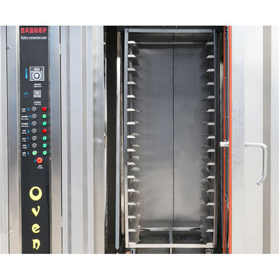 Voedselapparatuur Bakkerij Automatische gasbrander Rotary Rack Oven met Rotary Chicken Oven