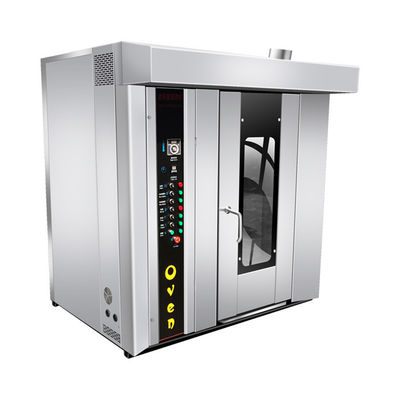 Voedselapparatuur Bakkerij Automatische gasbrander Rotary Rack Oven met Rotary Chicken Oven