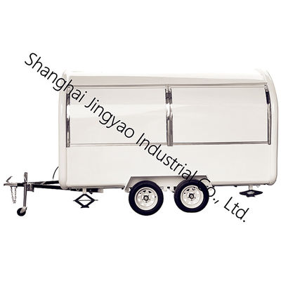 Outdoor Mobile Food Cart Concession Trailer voor Soft Serve IJscreme Cream Machine