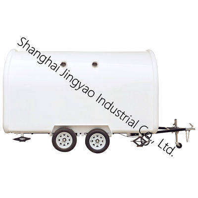 Outdoor Mobile Food Cart Concession Trailer voor Soft Serve IJscreme Cream Machine