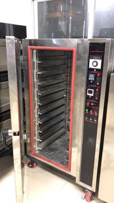 Commerciële elektrische convectieoven met een capaciteit van 250 kg geschikt voor grootschalige bakkerij