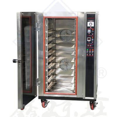 Computergestuurde commerciële elektrische convectieoven voor het bakken van tarwe in huishoudens
